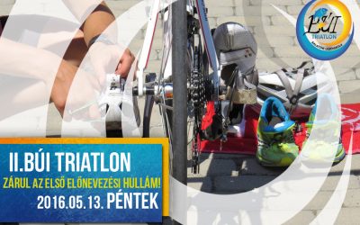 II. BÚI Triatlon – zárul az elso elonevezési határido