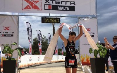 Poór Brigitta gyozelemmel kezdte a szezont Máltán, a tereptriatlon világkupán