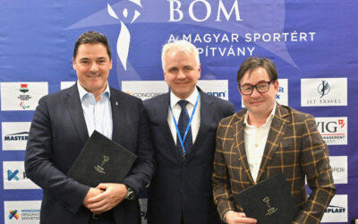Stratégiai megállapodást írt alá a Magyar Olimpiai Bizottság és a Magyar Paralimpiai Bizottság a BOM a Magyar Sportért Alapítvánnyal