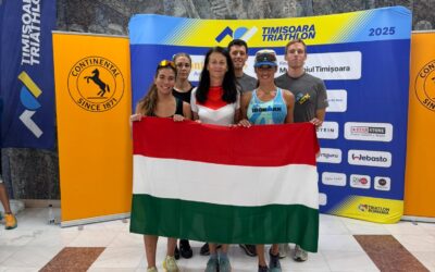 Magyar triatlonosok a Temesvári Friendship Series versenyen